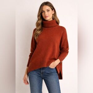 Joseph High‑Neck Wool Sweater – Size Small